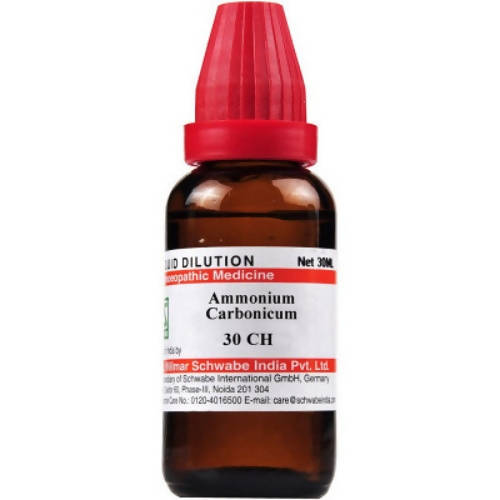 Dr. Willmar Schwabe India Ammonium Carbonicum Dilution - Safuron Naturals