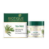 Biotique Advanced Organics Tea Tree Skin Clearing Clay Mask - Safuron
