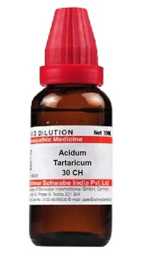 Dr. Willmar Schwabe India Acidum Tartaricum Dilution Dr. Willmar Schwabe India Acidum Tartaricum Dilution