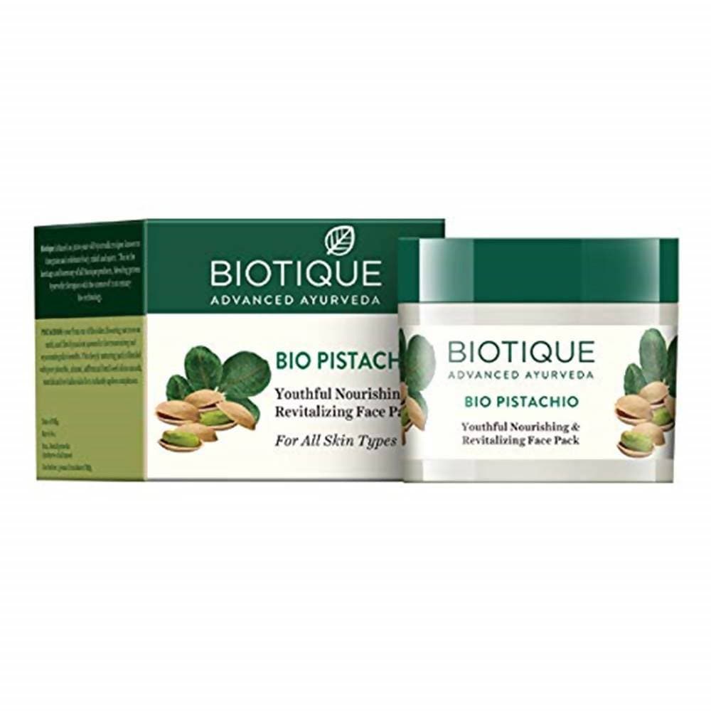 Biotique Bio Pistachio Youthful Nourishing & Revitalizing Face Pack Biotique Bio Pistachio Youthful Nourishing & Revitalizing Face Pack