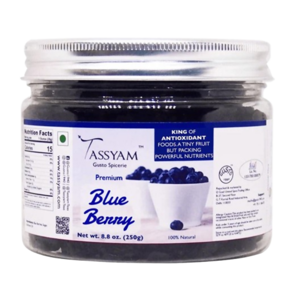 Tassyam Organics Premium Blueberry Jar - Safuron