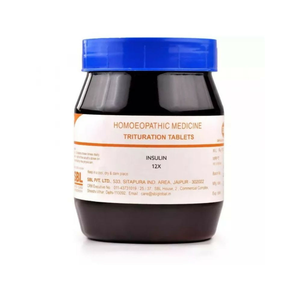 SBL Homeopathy Insulin Trituration Tablets - Safuron SBL Homeopathy Insulin Trituration Tablets - Safuron