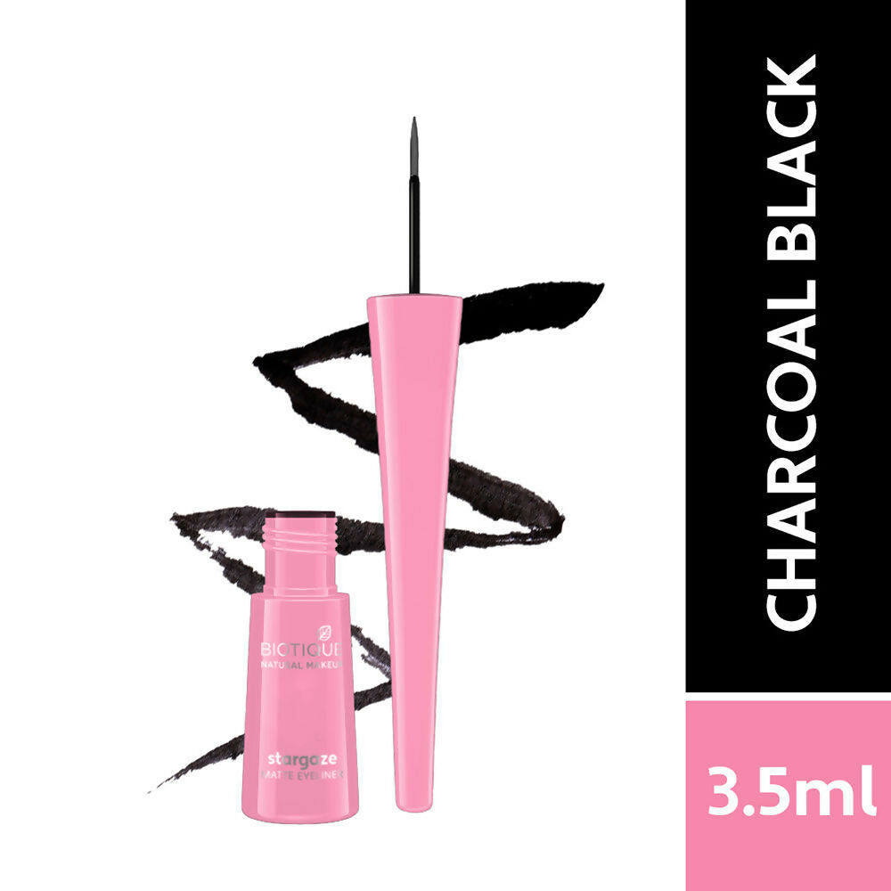 Biotique Stargaze Matte Eye Liner - Charcoal Black Biotique Stargaze Matte Eye Liner - Charcoal Black
