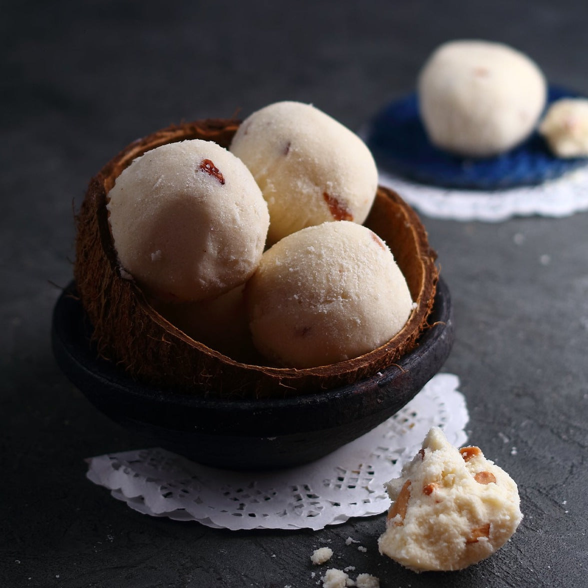 Almond House White Laddu - Safuron