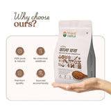 Bharat Vedica Organic Black Chickpeas - Organic Black Chana Bharat Vedica