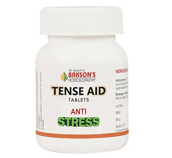 Bakson's Homeopathy Tense Aid Tablets Bakson's Homeopathy Tense Aid Tablets