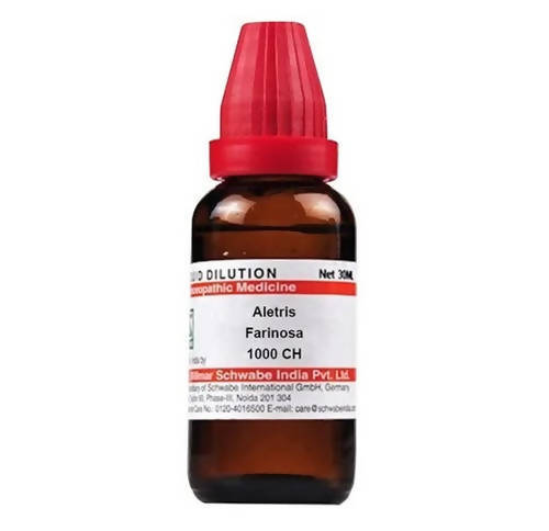 Dr. Willmar Schwabe India Aletris Farinosa Dilution 1000 ch Dr. Willmar Schwabe India Aletris Farinosa Dilution 1000 ch
