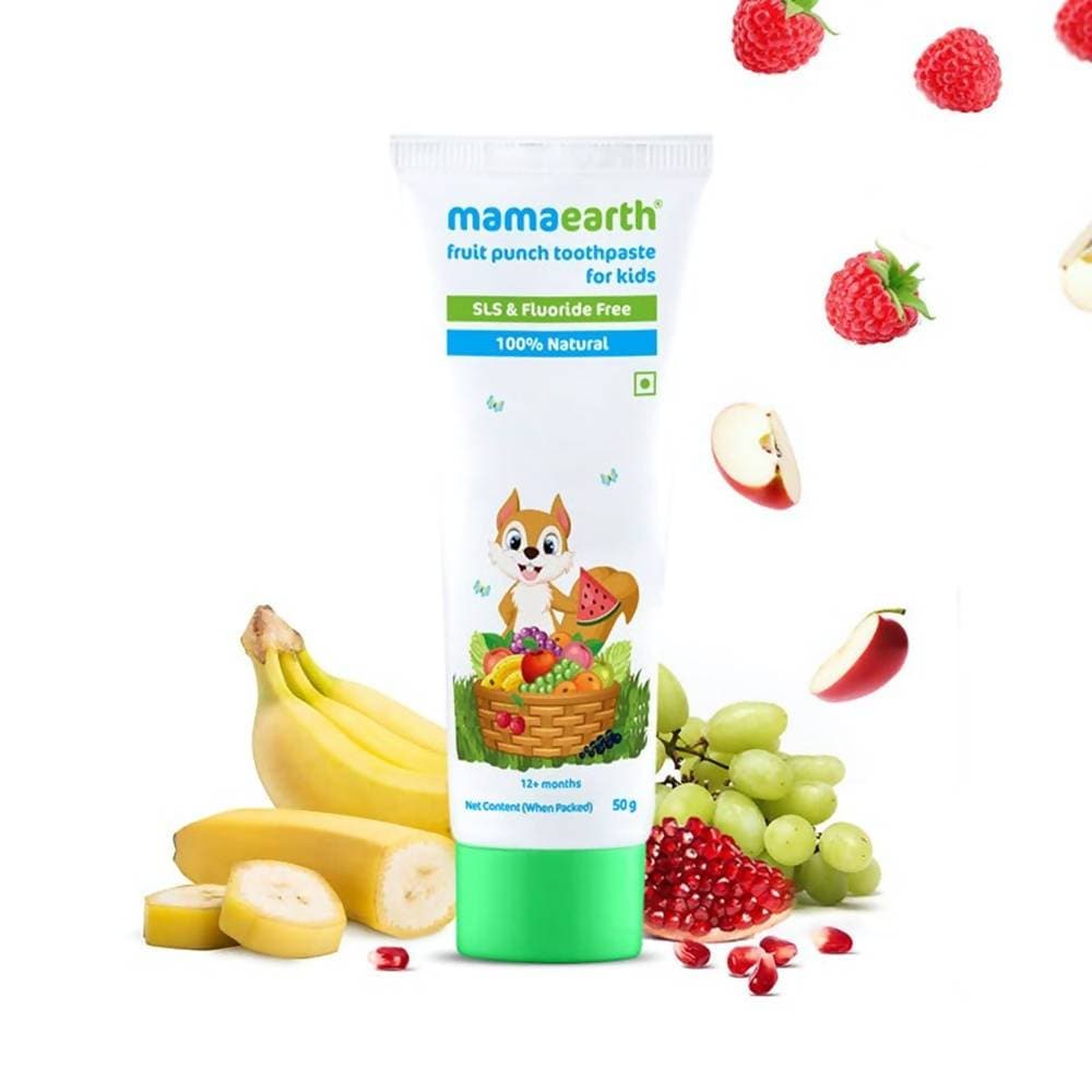 Mamaearth Fruit Punch Toothpaste For Kids Mamaearth Fruit Punch Toothpaste For Kids