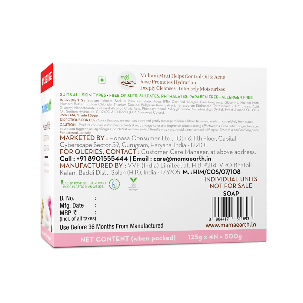 Mamaearth Multani Mitti Moisturizing Lotion Soap (Buy 3 Get 1 Free) Mamaearth Multani Mitti Moisturizing Lotion Soap (Buy 3 Get 1 Free)