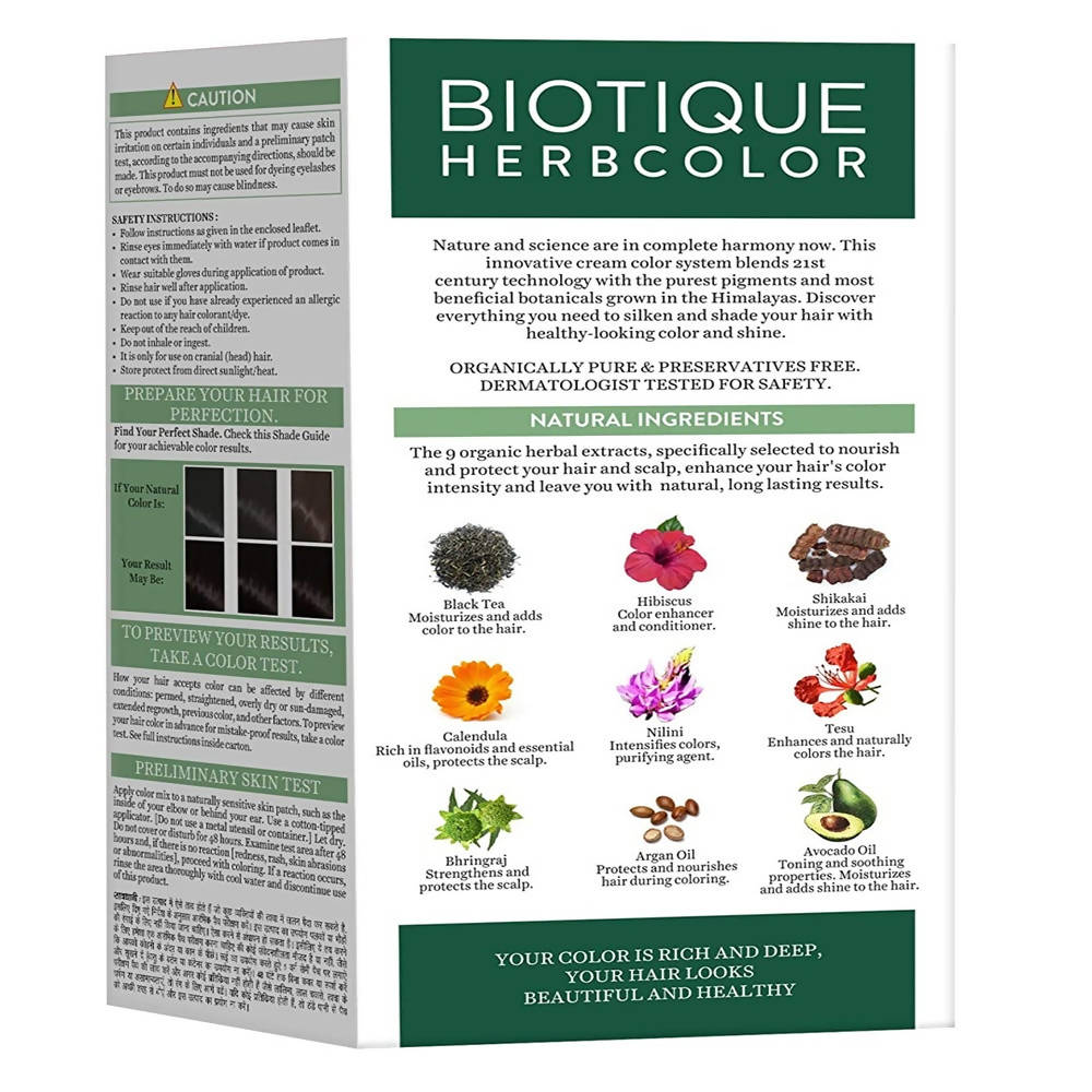 Biotique Bio Herbcolor 1N Natural Black Conditioning Color Biotique Bio Herbcolor 1N Natural Black Conditioning Color