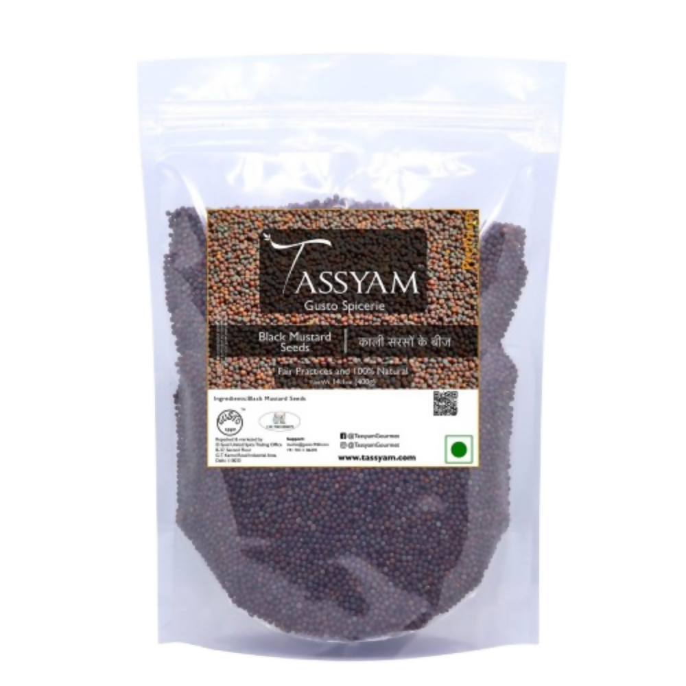 Tassyam Organics Black Mustard Seeds - Kali Sarso - Safuron