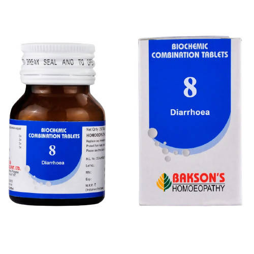 Bakson's Homeopathy Biochemic Combination 8 Tablets Bakson's Homeopathy Biochemic Combination 8 Tablets