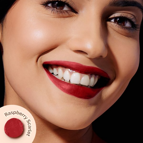 Mamaearth Moisture Matte Longstay Mini Lipstick - Raspberry Scarlet Mamaearth Moisture Matte Longstay Mini Lipstick - Raspberry Scarlet
