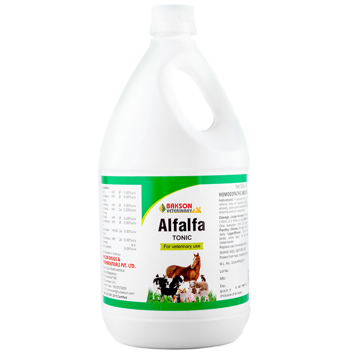 Bakson's Homeopathy Alfalfa Tonic For Veterinary Use Bakson's Homeopathy Alfalfa Tonic For Veterinary Use