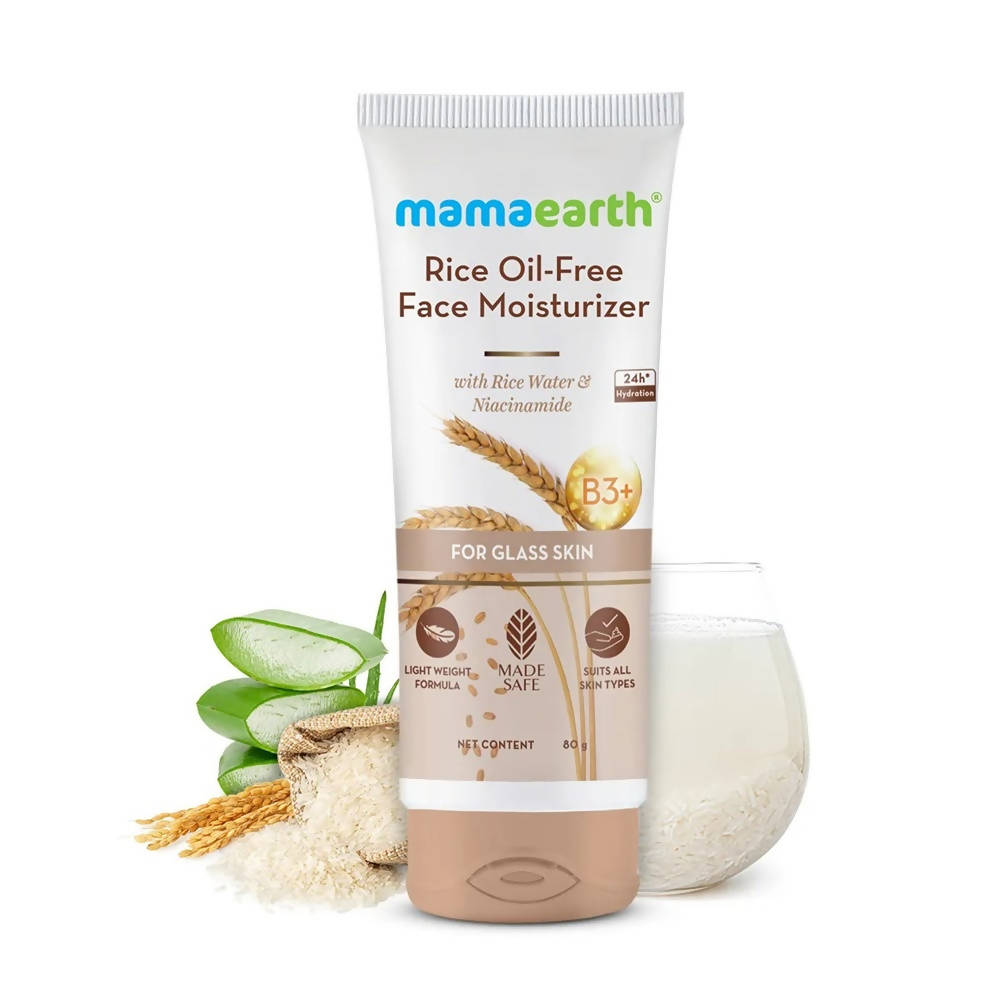Mamaearth Rice Oil-Free Face Moisturizer With Rice Water & Niacinamide Mamaearth Rice Oil-Free Face Moisturizer With Rice Water & Niacinamide