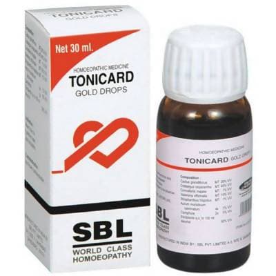 SBL Homeopathy Tonicard Gold Drops SBL Homeopathy Tonicard Gold Drops