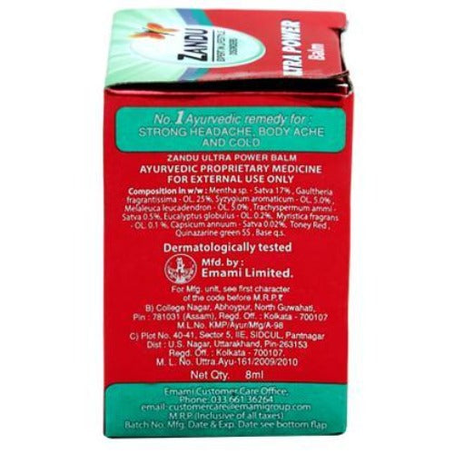 Zandu Ultra Balm - 8 ml Zandu Ultra Balm - 8 ml