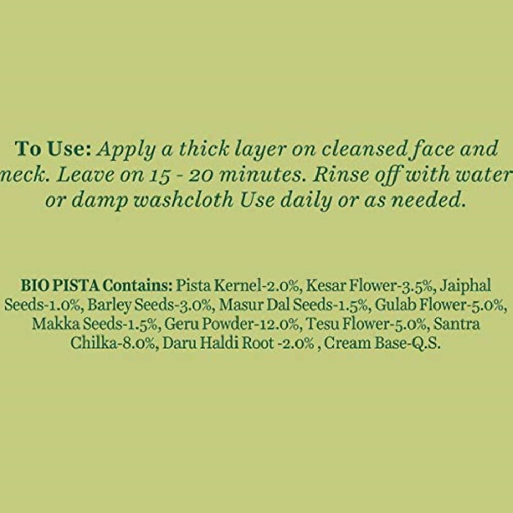 Biotique Bio Pistachio Youthful Nourishing & Revitalizing Face Pack Biotique Bio Pistachio Youthful Nourishing & Revitalizing Face Pack
