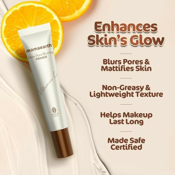 Mamaearth Glow Pore Blurring Primer With Vitamin C & Turmeric Mamaearth Glow Pore Blurring Primer With Vitamin C & Turmeric