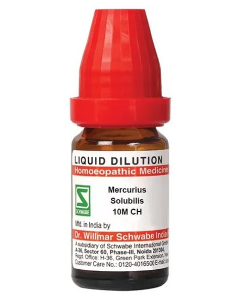 Dr. Willmar Schwabe India Mercurius Solubilis Dilution- 10M CH/10 ml Dr. Willmar Schwabe India Mercurius Solubilis Dilution- 10M CH/10 ml