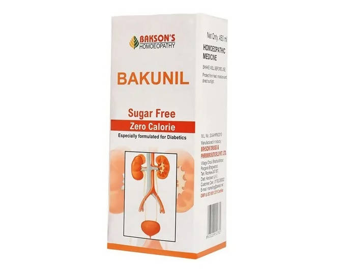 Bakson's Homeopathy Bakunil Syrup (Sugar Free) Bakson's Homeopathy Bakunil Syrup (Sugar Free)