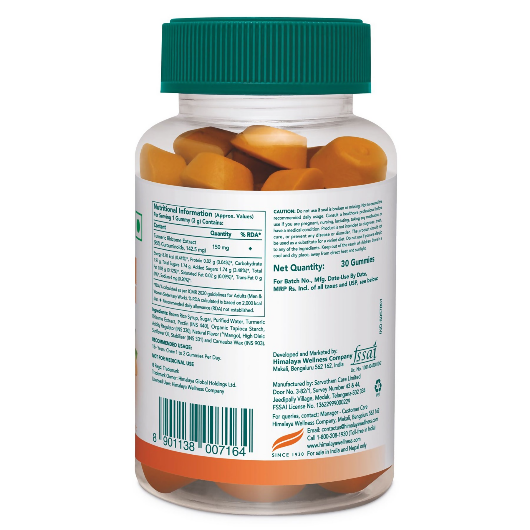 Himalaya Herbals Healthy Turmeric Gummies Himalaya Herbals Healthy Turmeric Gummies