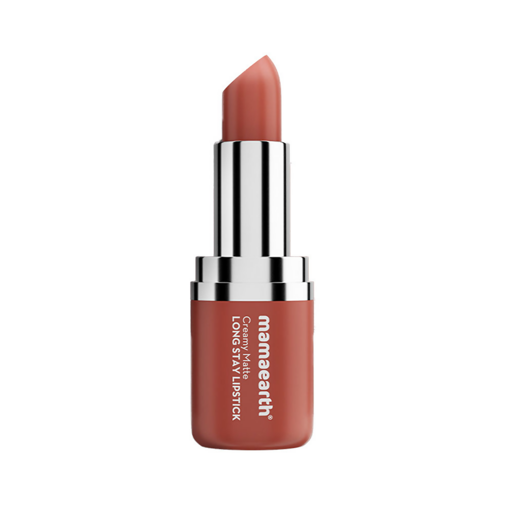 Mamaearth Creamy Matte Long Stay Lipstick - Apricot Taupe Mamaearth Creamy Matte Long Stay Lipstick - Apricot Taupe
