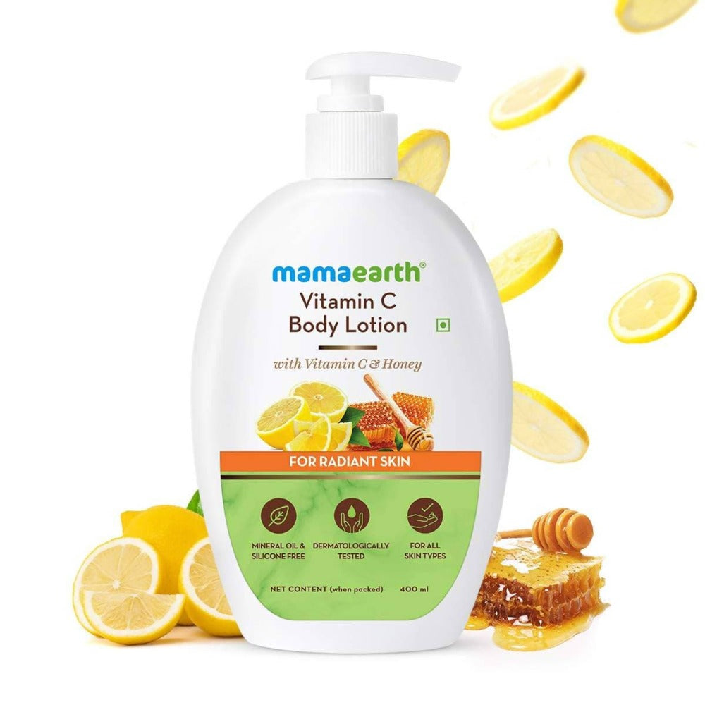 Mamaearth Vitamin C Body Lotion For Radiant Skin Mamaearth Vitamin C Body Lotion For Radiant Skin
