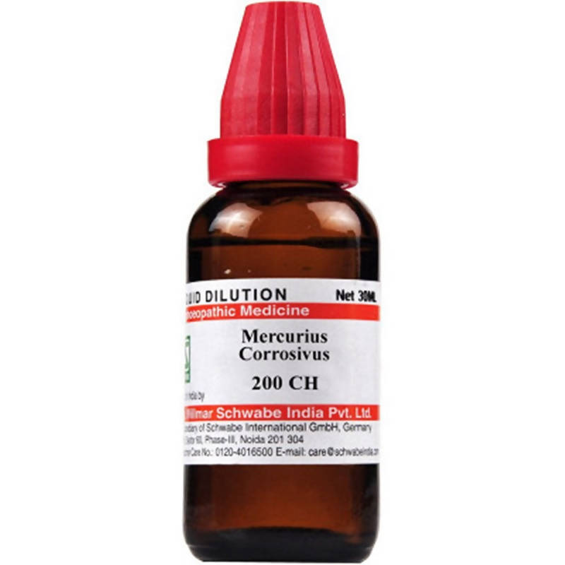 Dr. Willmar Schwabe India Mercurius corrosivus Dilution - Safuron Naturals Dr. Willmar Schwabe India Mercurius corrosivus Dilution - Safuron Naturals