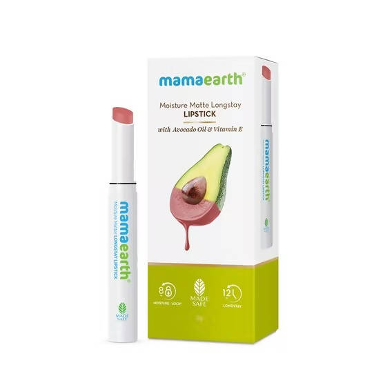 Mamaearth Moisture Matte Long Stay Lipstick-Bubblegum Nude Mamaearth Moisture Matte Long Stay Lipstick-Bubblegum Nude