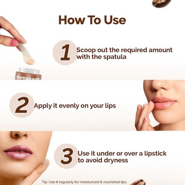 Mamaearth Cocoa Moisture Therapy Lip Balm with Cocoa Butter & Coffee For Dry & Chapped Lips Mamaearth Cocoa Moisture Therapy Lip Balm with Cocoa Butter & Coffee For Dry & Chapped Lips