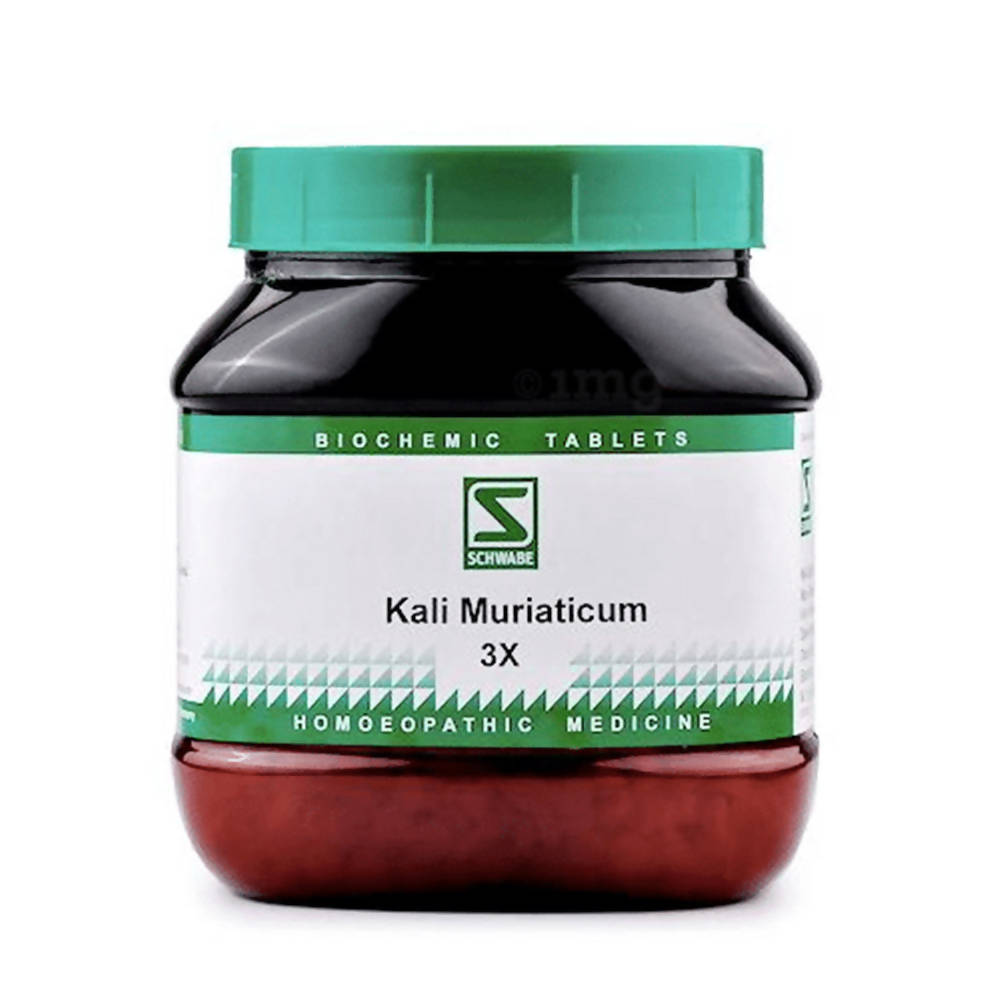 Dr. Willmar Schwabe India Kali Muriaticum Biochemic Tablet - Safuron Naturals Dr. Willmar Schwabe India Kali Muriaticum Biochemic Tablet - Safuron Naturals