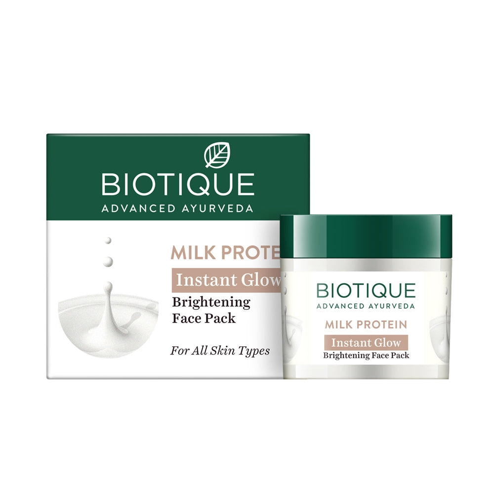 Biotique Advanced Ayurveda Bio Milk Protein Whitening & Rejuvenating Face Pack - Safuron