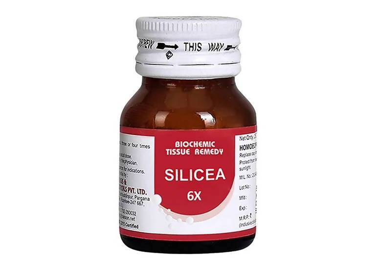 Bakson's Homeopathy Silicea Biochemic Tablets Bakson's Homeopathy Silicea Biochemic Tablets