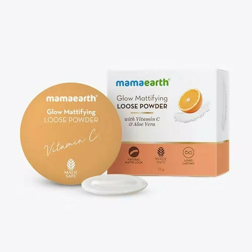 Mamaearth Glow Mattifying Loose Powder - Safuron