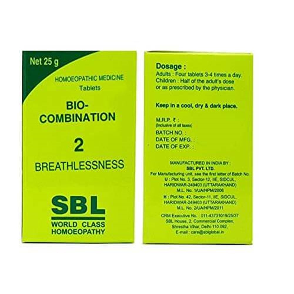 SBL Homeopathy Bio-Combination 2 Tablet SBL Homeopathy Bio-Combination 2 Tablet