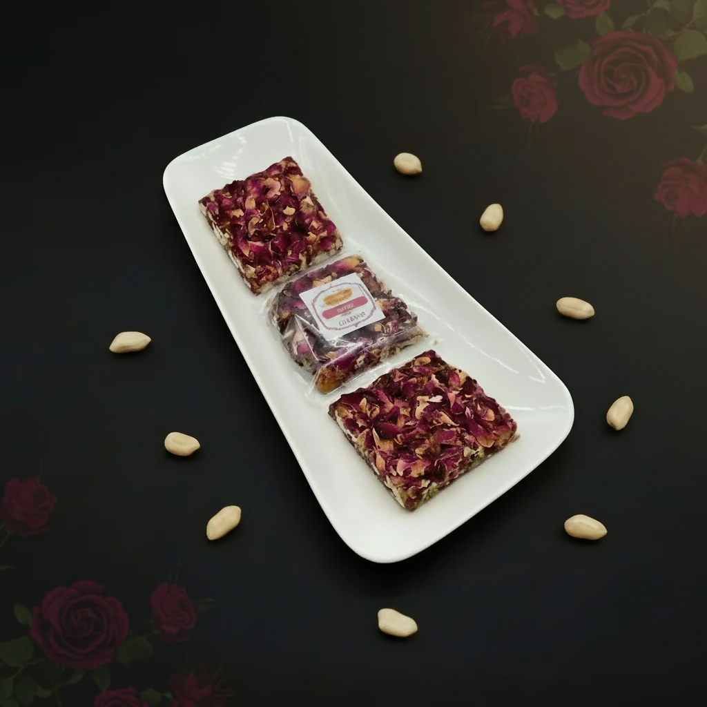 Agra Sweets Banjara Rose Chikki - Dista
