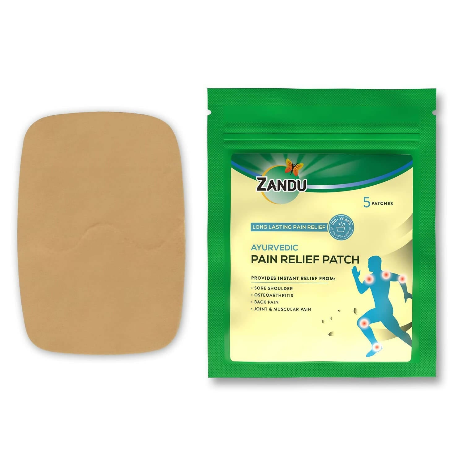 Zandu Ayurvedic Pain Relief Patch - safuroncart