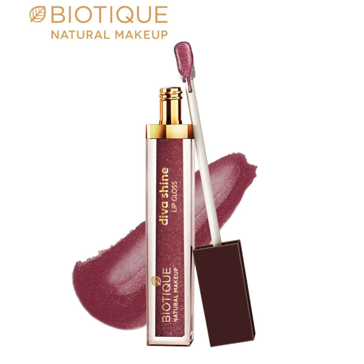 Biotique Diva Shine Lip Gloss - Sugar Pluma Biotique Diva Shine Lip Gloss - Sugar Pluma
