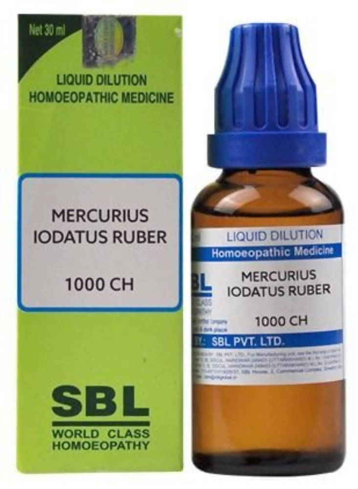 SBL Homeopathy Mercurius Iodatus Ruber Dilution SBL Homeopathy Mercurius Iodatus Ruber Dilution