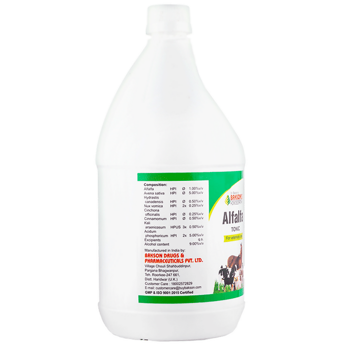 Bakson's Homeopathy Alfalfa Tonic For Veterinary Use Bakson's Homeopathy Alfalfa Tonic For Veterinary Use