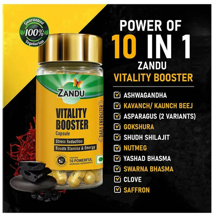 Zandu Vitality Booster Capsules Zandu Vitality Booster Capsules
