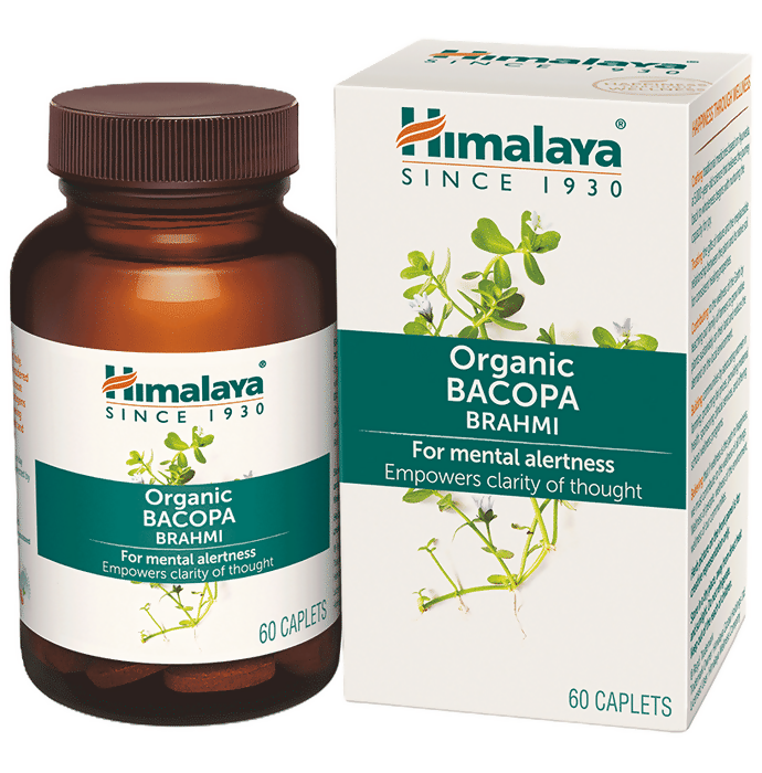 Himalaya Herbals Organic Bacopa Brahmi Caplets Himalaya Herbals Organic Bacopa Brahmi Caplets