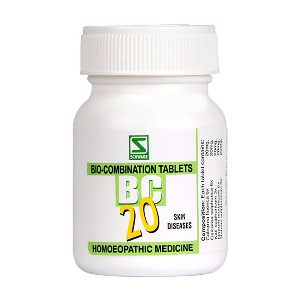 Dr. Willmar Schwabe India Bio-Combination 20 (BC 20) Tablet - Safuron Naturals