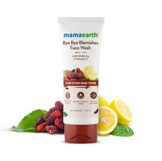 Mamaearth Bye Bye Blemishes Face Wash With Mulberry & Vitamin C For Even Skin Tone Mamaearth Bye Bye Blemishes Face Wash With Mulberry & Vitamin C For Even Skin Tone