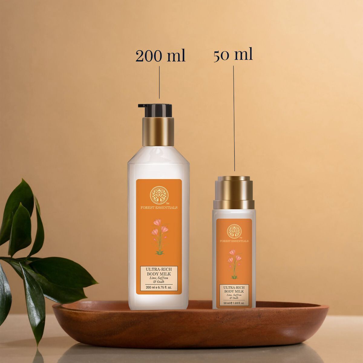 Forest Essentials Ultra-Rich Body Milk Lime Saffron & Oudh Forest Essentials Ultra-Rich Body Milk Lime Saffron & Oudh