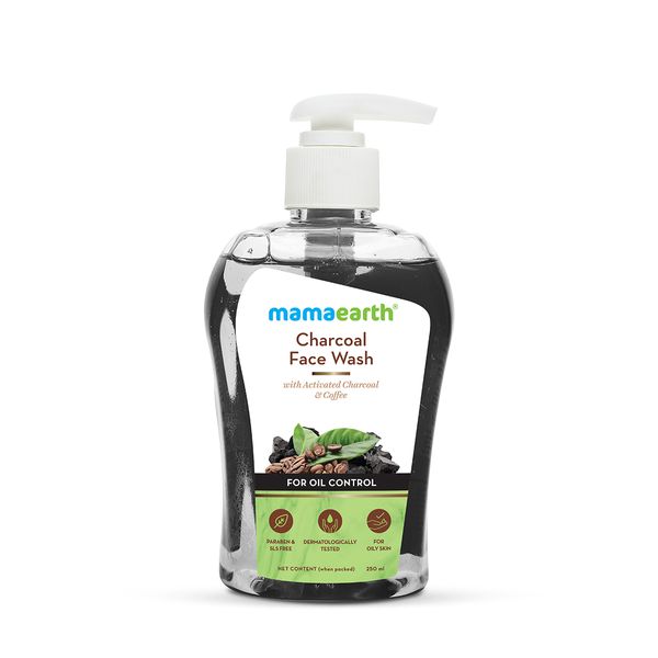 Mamaearth Charcoal Face Wash For Oil Control - Safuron Mamaearth Charcoal Face Wash For Oil Control - Safuron