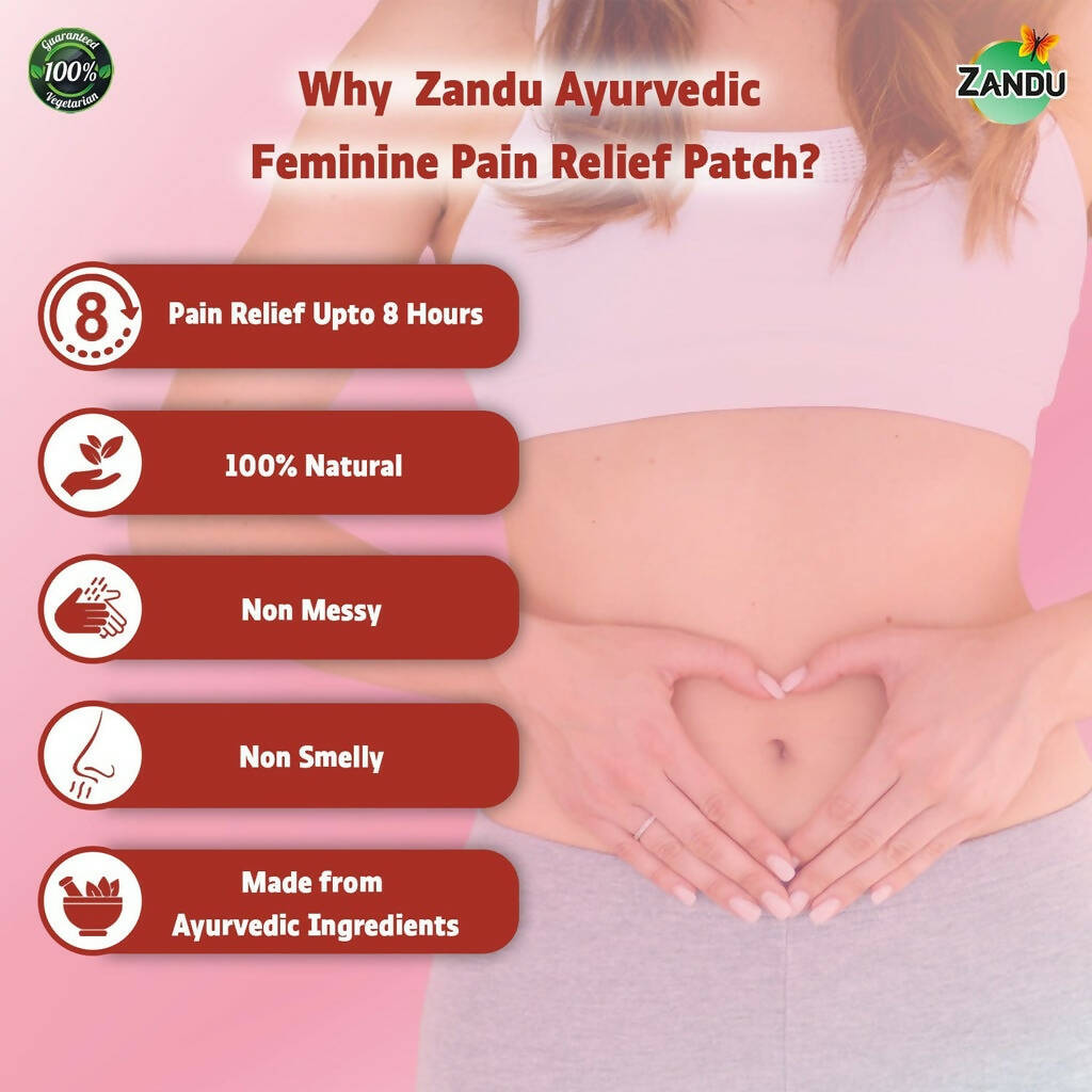 Zandu Feminine Pain Relief Patch Zandu Feminine Pain Relief Patch