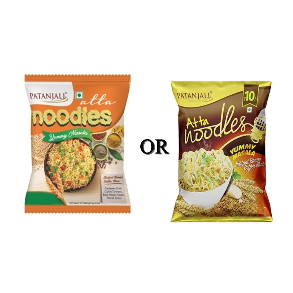 Patanjali Atta Noodles Yummy Masala (Pack of 10) Patanjali Atta Noodles Yummy Masala (Pack of 10)