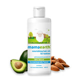 Mamaearth Gentle Cleansing Natural Baby Shampoo & Nourishing Hair Oil for Babies